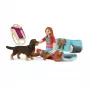 schleich HORSE CLUB Sada na prenocovanie s Hannah, zvieratá, kone, sady s taškou, 5 rokov, viacfarebné