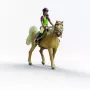 schleich HORSE CLUB Sarah & Mystery, 5 rokov, kone, viacfarebné