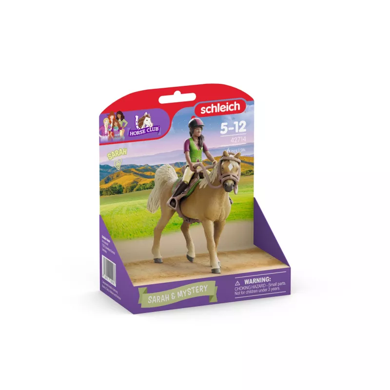 schleich HORSE CLUB Sarah & Mystery, 5 rokov, kone, viacfarebné