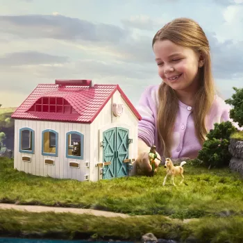 Farma Schleich HORSE CLUB Otvorená stajňa Malá podkova 42703 vek 5-12