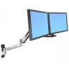 ERGOTRON Lx HD nástenný držiak na sedenie a státie LCD rameno (leštený hliník)