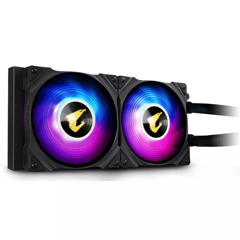 GIGABYTE AORUS WATERFORCE 240 procesorový all-in-one kvapalinový chladič 12 cm čierny