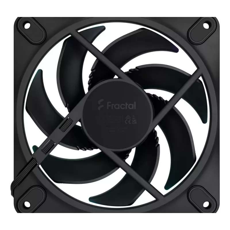 FRACTAL DESIGN chladiaci ventilátor Momentum 12 RGB 3-balík čierny