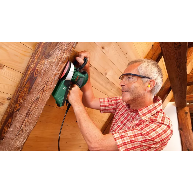 Bosch PEX 400 AE excentrická brúska, excentrická brúska, suchý zips, zelená, Maďarsko, 4000 ot/min, 26000 ot/min