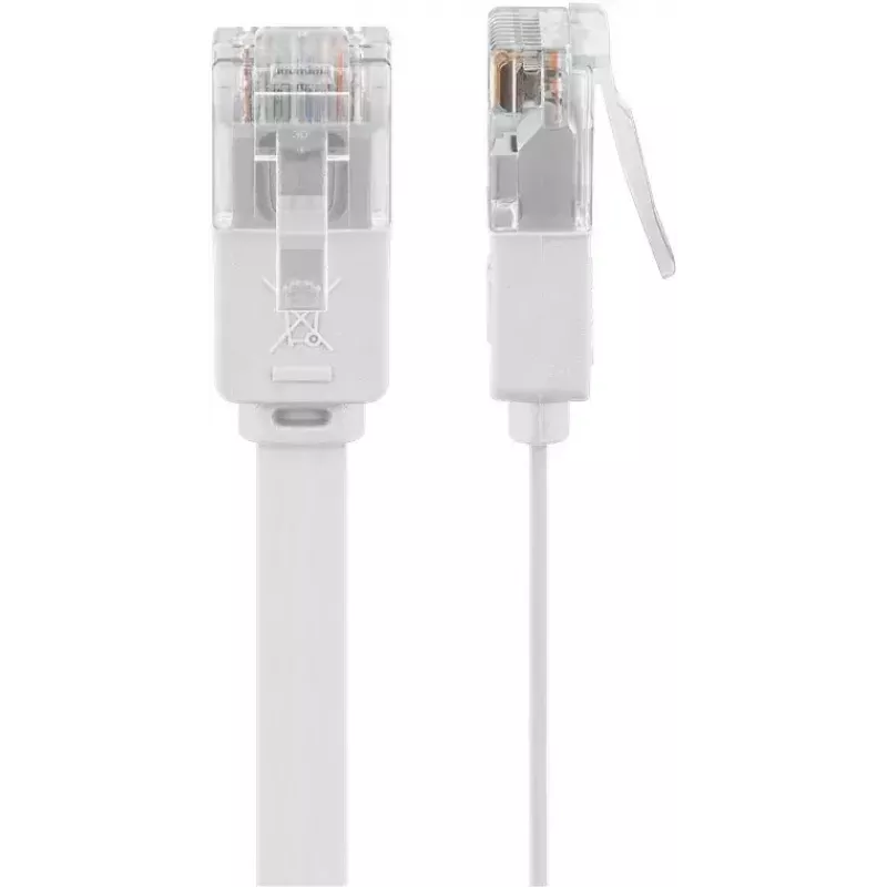 Sieťový kábel Goobay 93358 1m Cat5e U/UTP RJ-45 biely