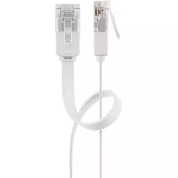 Sieťový kábel Goobay 93362 RJ-45 Cat5e 7m biely