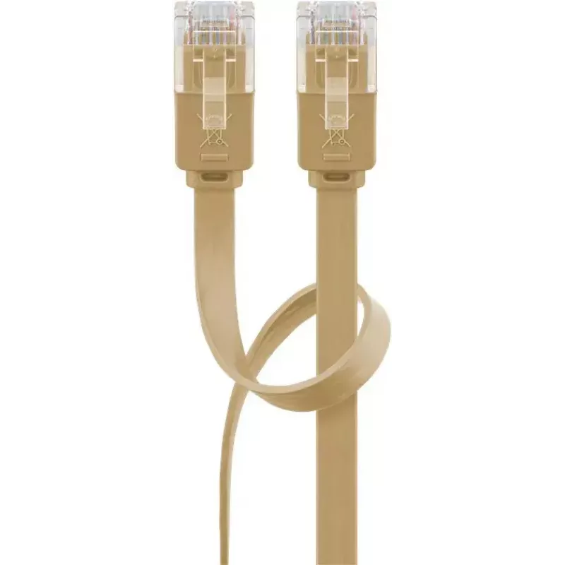 Sieťový kábel Goobay 95883 RJ-45 Cat6 15 m svetlohnedý