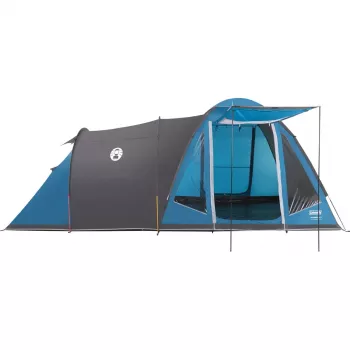 Kupolový stan COLEMAN Waterfall 5 (model 2025) s tunelovým predĺžením, modrý/sivý