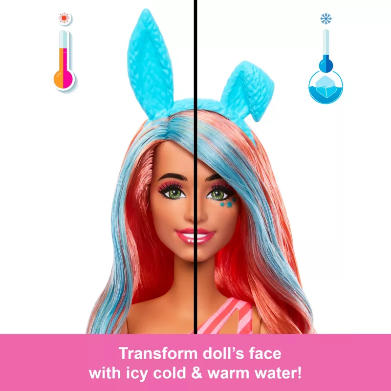 Mattel Barbie Pop! Reveal séria Shakes bábika Mačiatko, JCN87