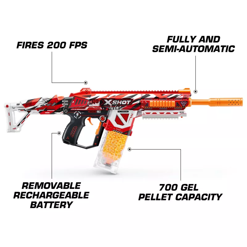 Zuru XSHOT Hyper Gel HPG-700 vystreľovač gélových guličiek, 3500 gélových guličiek