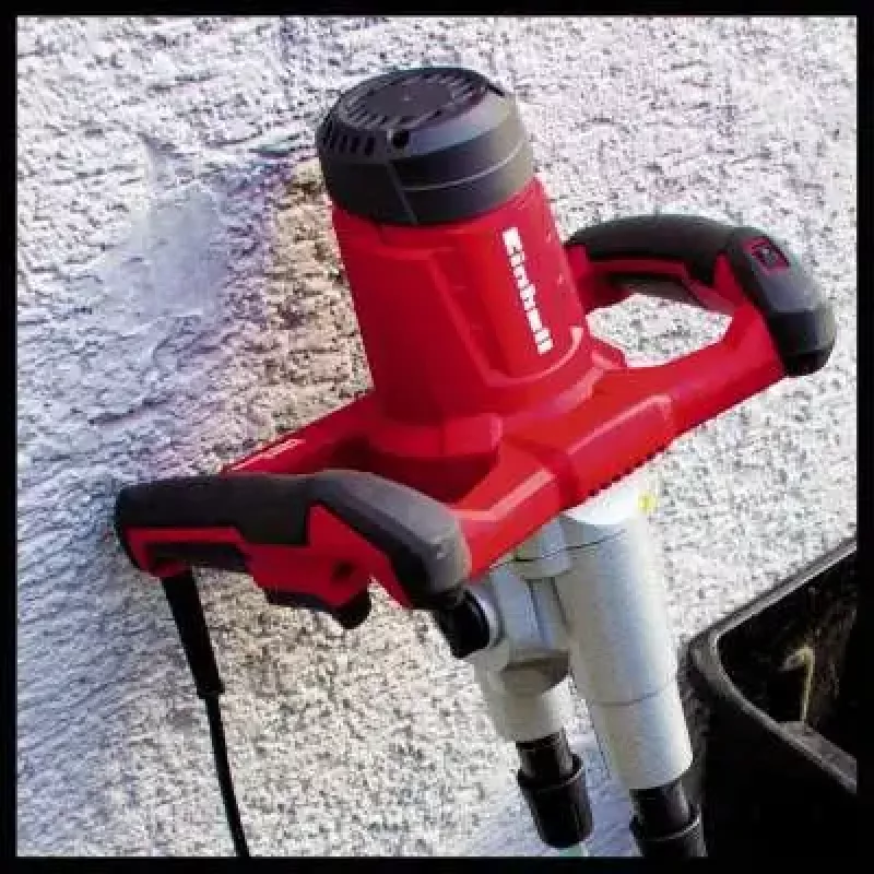 Miešačka farieb a malty EINHELL TE-MX 1600-2 CE Twin, 1 600 W, červená/čierna