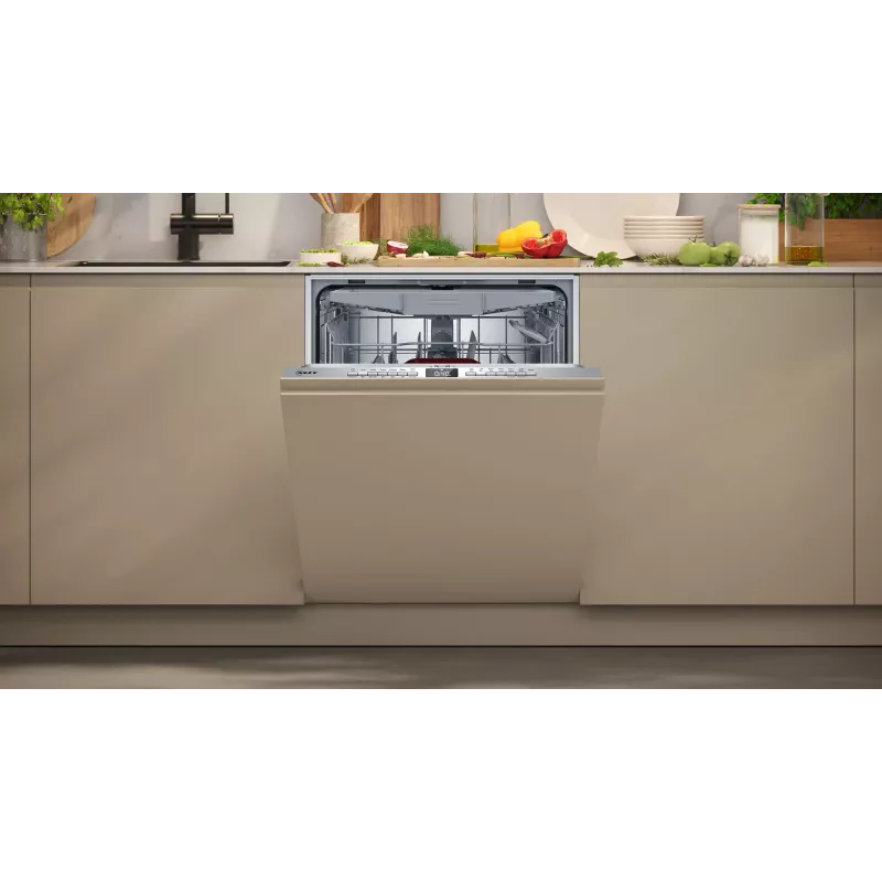 Umývačka riadu plne integrovaná NEFF N 50 S255EVX04E — 14 súprav riadu, 60 cm, 44 dB, 9 l/cyklus, Home Connect