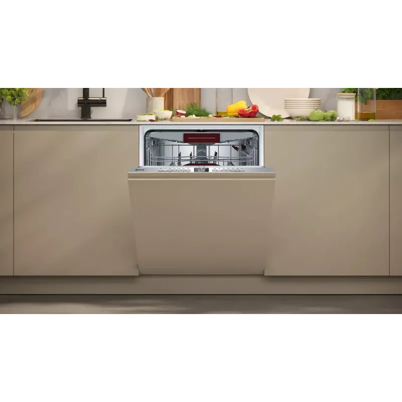 Umývačka riadu NEFF S255ECX15E plne integrovaná, 14 súprav riadu, energetická trieda A, 42 dB, Home Connect