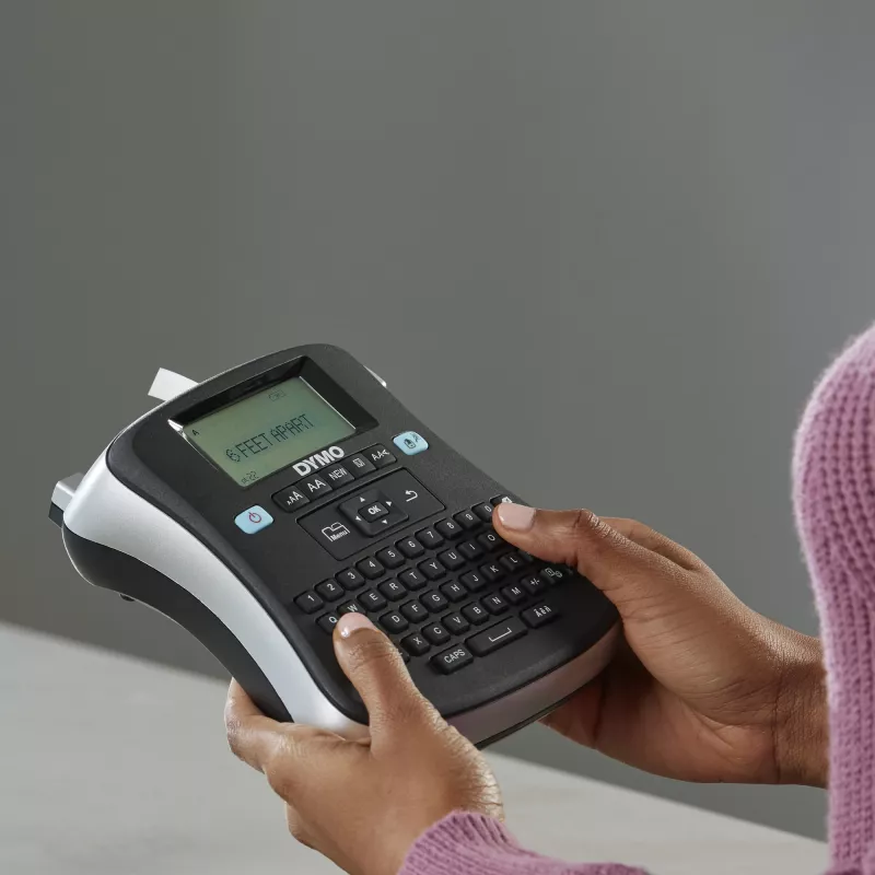 DYMO LabelManager ® ™ 210D - QWZ, QWERTZ, D1, termotransfer, 180 x 180 DPI, 12 mm/s, čierna, strieborná