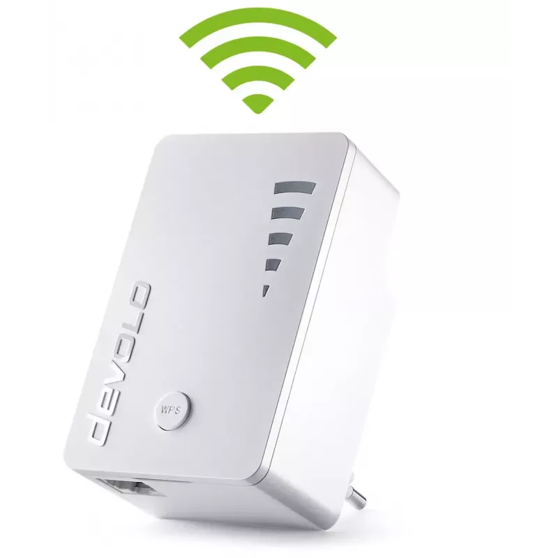 WiFi opakovač Devolo AC 1000 Mbit/s biely