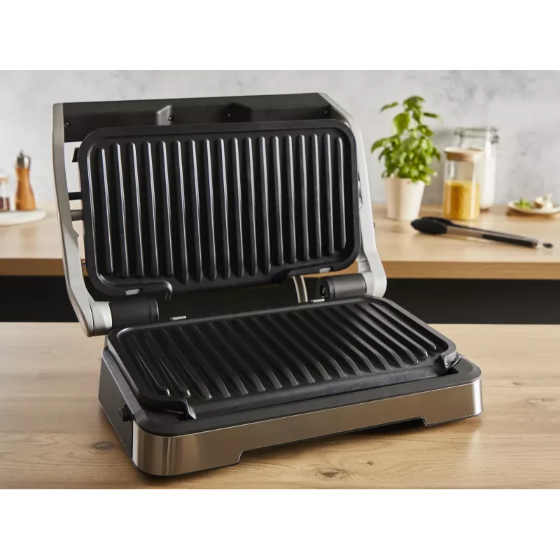Kontaktný gril Tefal OptiGrill 2in1 GC773D nerez 2100 W