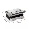 Kontaktný gril Tefal OptiGrill 2in1 GC773D nerez 2100 W