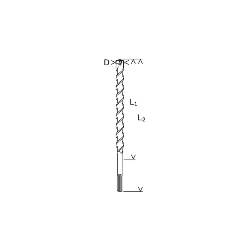 Bosch SDS max-7 vrták pre vŕtacie kladivo 1,6 cm priemer 1340 mm dĺžka