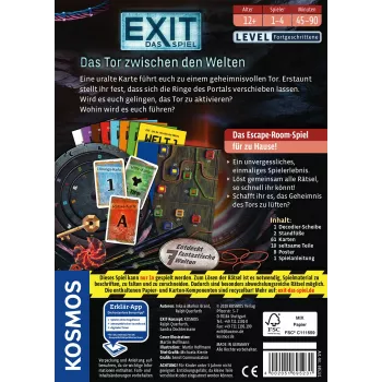 Kosmos 695231 EXIT - Das Tor zwischen den Welten párty hra, 1-4 hráči, 12+