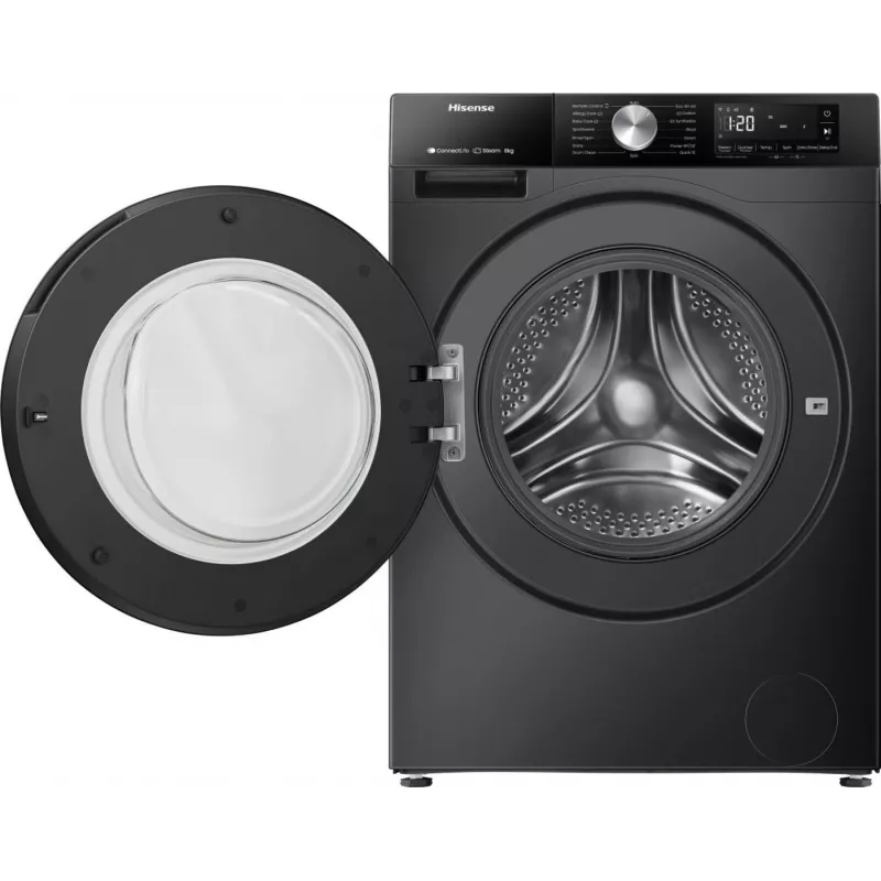Hisense WF3S8043BB3 práčka s predným plnením 8 kg 1400 ot/min čierna