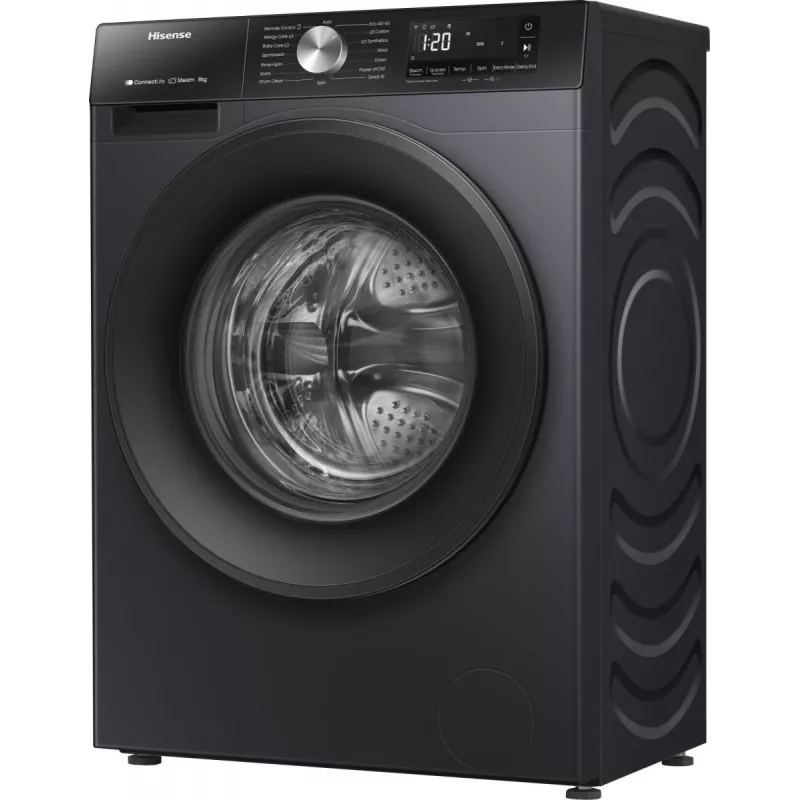 Hisense WF3S8043BB3 práčka s predným plnením 8 kg 1400 ot/min čierna