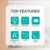Gorenje DPNA83W sušička bielizne voľne stojaca s predným plnením 8 kg čierna, biela