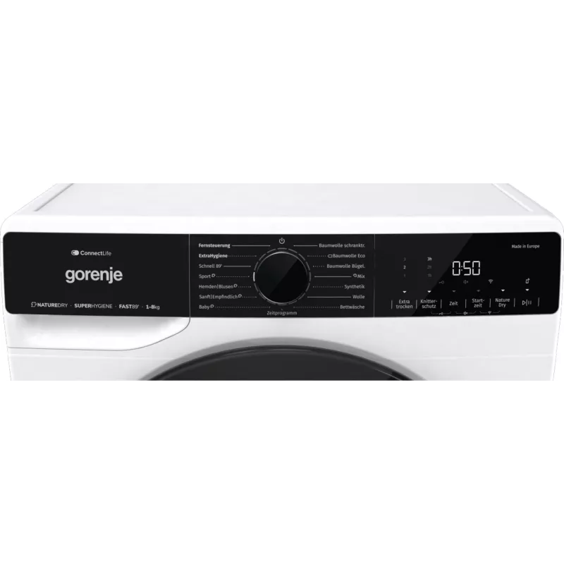 Gorenje DPNA83W sušička bielizne voľne stojaca s predným plnením 8 kg čierna, biela