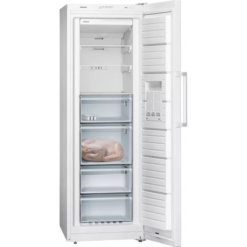 Siemens iQ300 GS33NVWEP vertikálna mraznička, 225 l, trieda E, biela