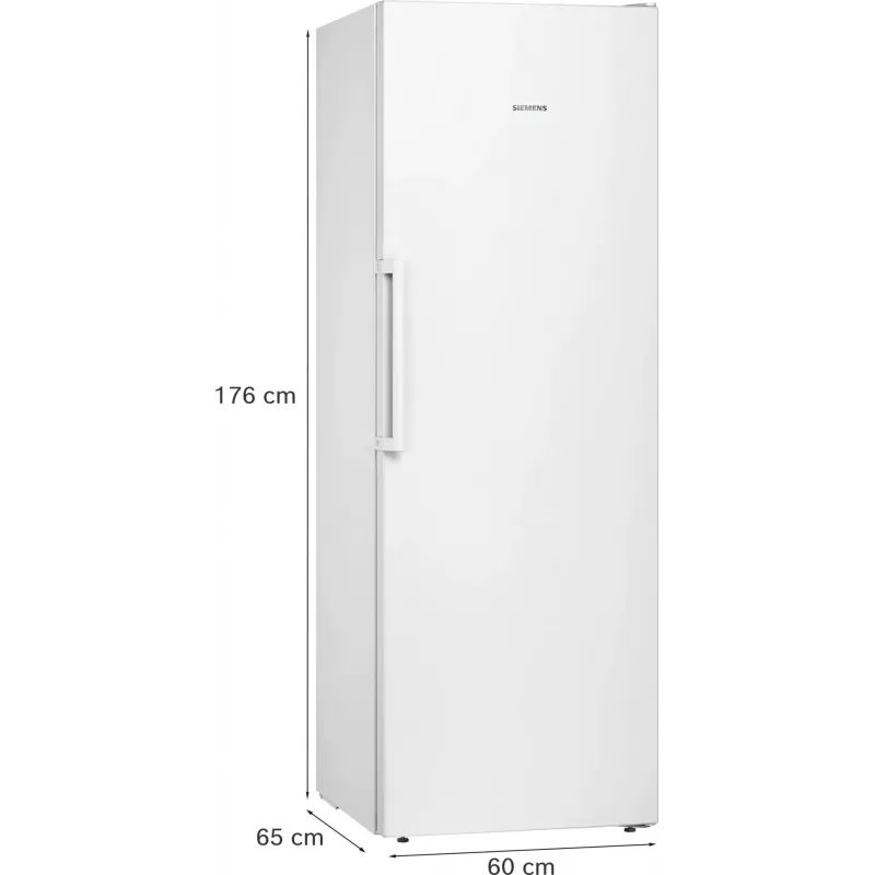Siemens iQ300 GS33NVWEP vertikálna mraznička, 225 l, trieda E, biela
