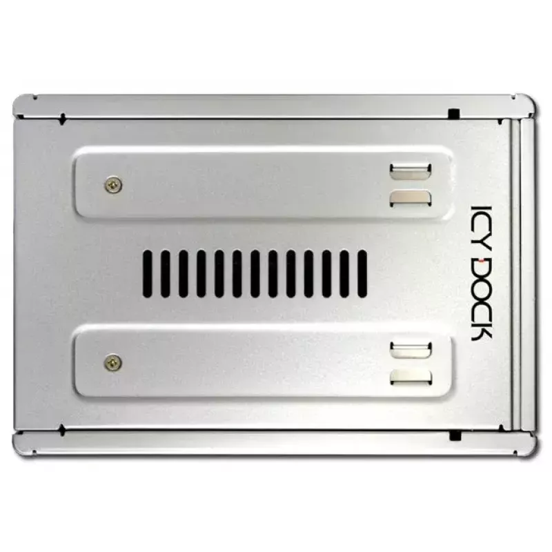 Cremax ICY Dock MB982IP-1S - adaptér na ukladanie diskov - 8,9 cm na 6,4 cm (3.5 na 6,40cm (2.5)) - strieborný (MB982IP-1S-1)