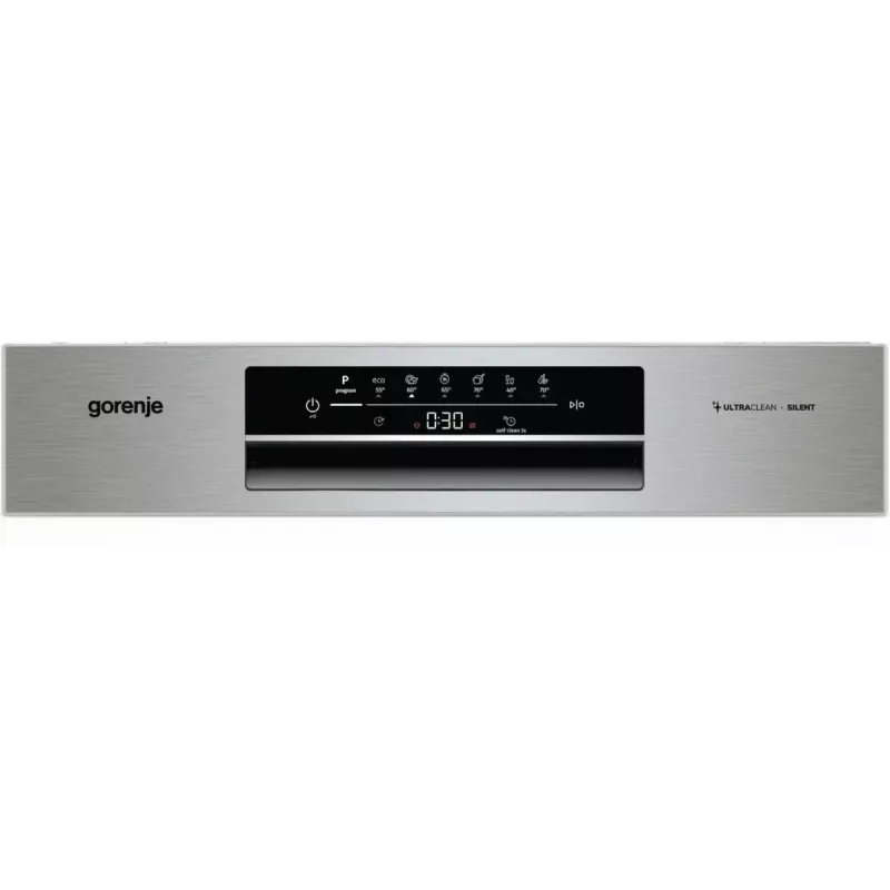 Umývačka riadu Gorenje GI642E90X polointegrovaná, 13 súprav riadu, 60 cm, 47 dB, 11 l/cyklus, energetická trieda E
