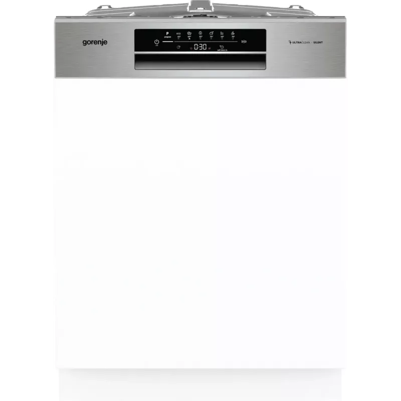 Umývačka riadu Gorenje GI642E90X polointegrovaná, 13 súprav riadu, 60 cm, 47 dB, 11 l/cyklus, energetická trieda E