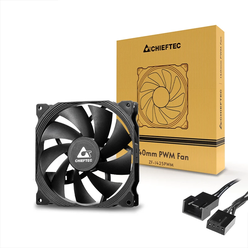 Ventilátor CHIEFTEC ZF-1425PWM 140mm PWM tichá prevádzka