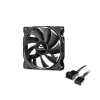 Chieftec ZF-1225PWM počítačový chladiaci systém ventilátor do počítačovej skrine 12 cm čierny 1 kus