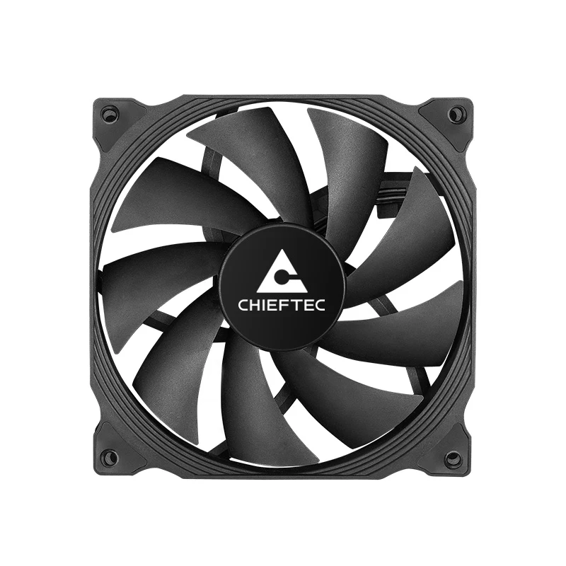 Chieftec ZF-1225PWM počítačový chladiaci systém ventilátor do počítačovej skrine 12 cm čierny 1 kus