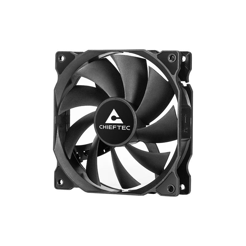 Chieftec ZF-1225PWM počítačový chladiaci systém ventilátor do počítačovej skrine 12 cm čierny 1 kus