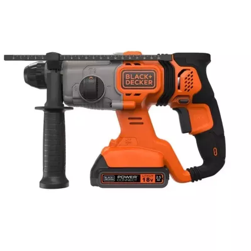 Vŕtačka Black & Decker BCD900E2K-QW 1880 RPM SDS Plus, 2,5 Ah akumulátor