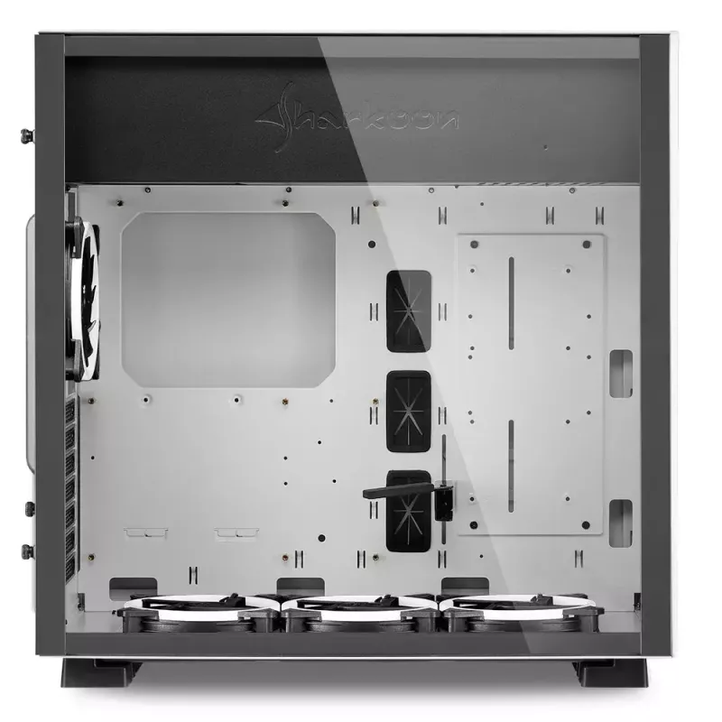PC skriňa Sharkoon Pure Steel RGB Midi Tower biela