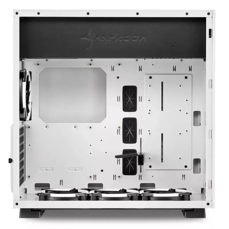 PC skriňa Sharkoon Pure Steel RGB Midi Tower biela