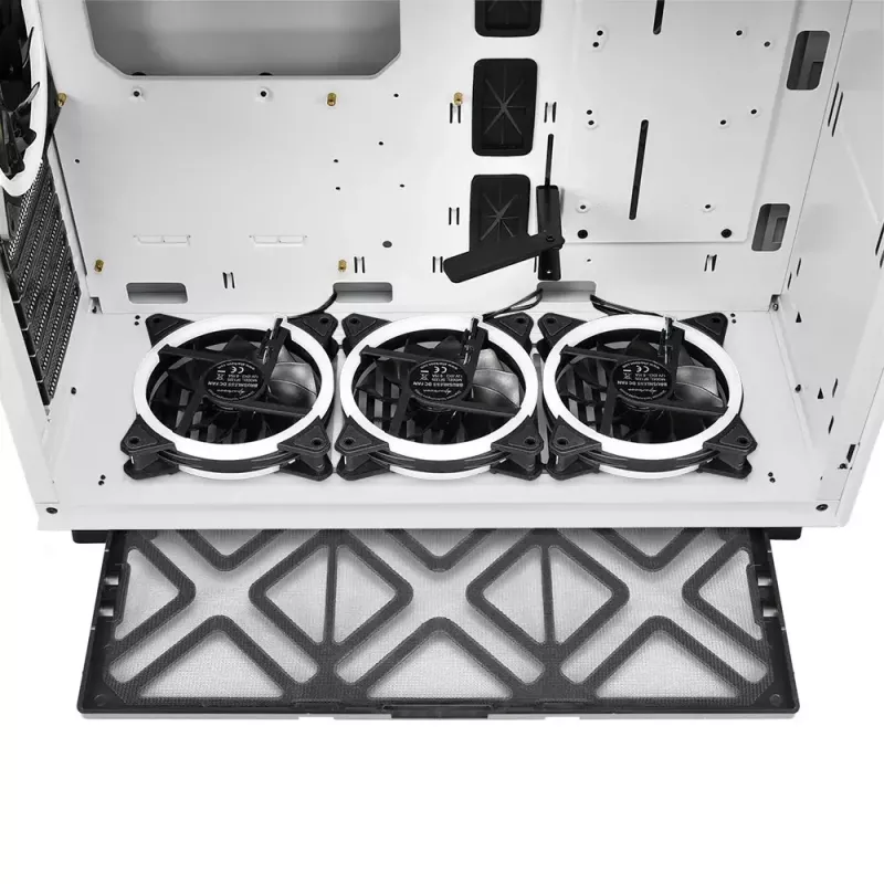 PC skriňa Sharkoon Pure Steel RGB Midi Tower biela
