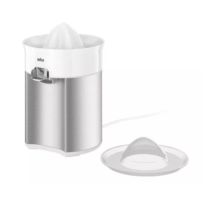 Braun CJ5050 WH elektrický citrusový lis 60 W metalický, biela