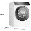 Bosch WGB256A41 práčka predné plnenie 10 kg 1600 ot/min biela