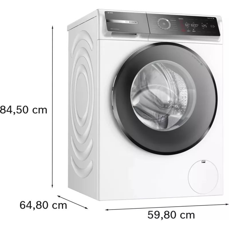 Bosch WGB256A41 práčka predné plnenie 10 kg 1600 ot/min biela