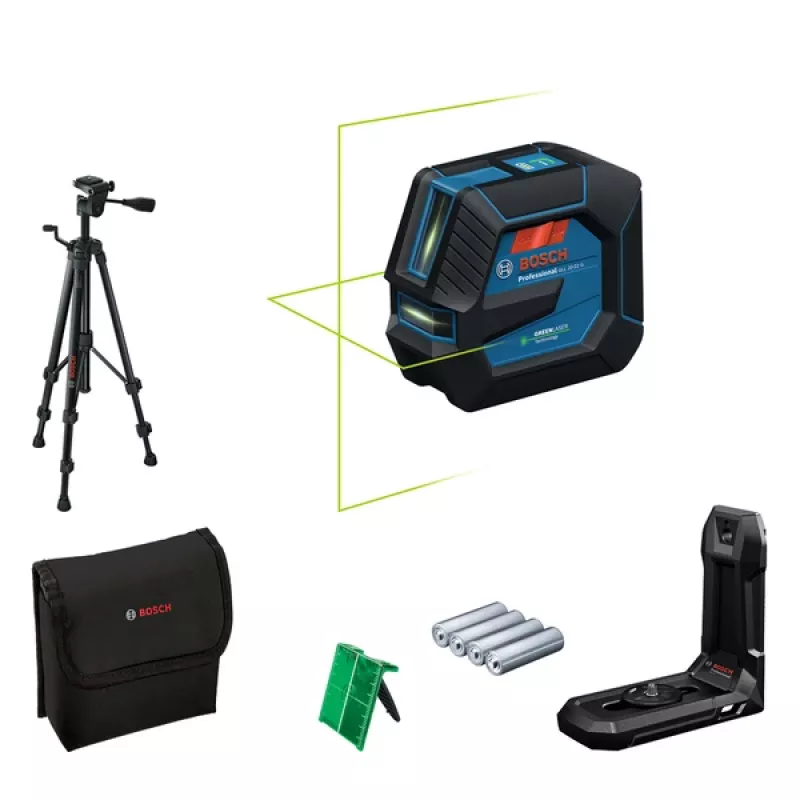 Bosch GLL 20-22 G líniový laser 20 m 500-540 nm (< 10mW)