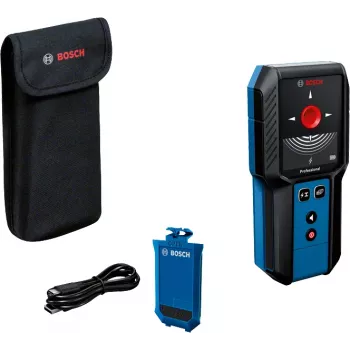 Bosch GMS 120-27 digitálny multidetektor elektrické káble, kov, neželezný kov, drevo