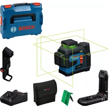 Čiarový laser Bosch GLL 12V-100-33 CG LB10 DK20 0601065401 zelený laser 12V