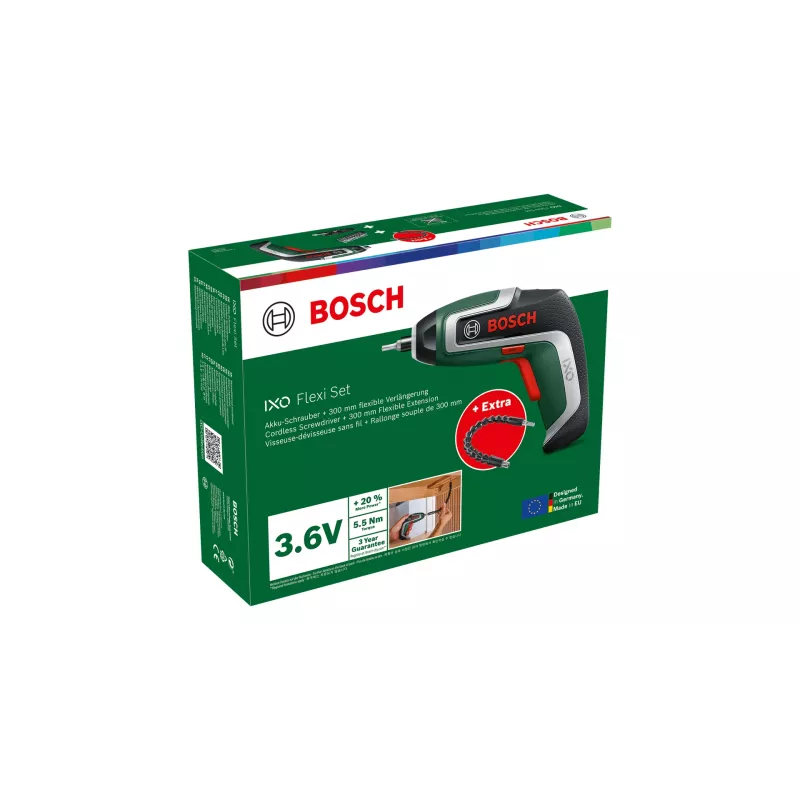 Bosch IXO 7 – 235 ot/min, čierna, zelená