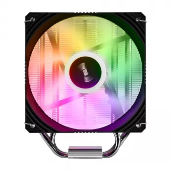 Chladič procesora FSP NE5 vzduchový 120 mm čierny ARGB, ventilátor, 12 cm, 800 RPM, 1600 RPM, 28 sone, čierna