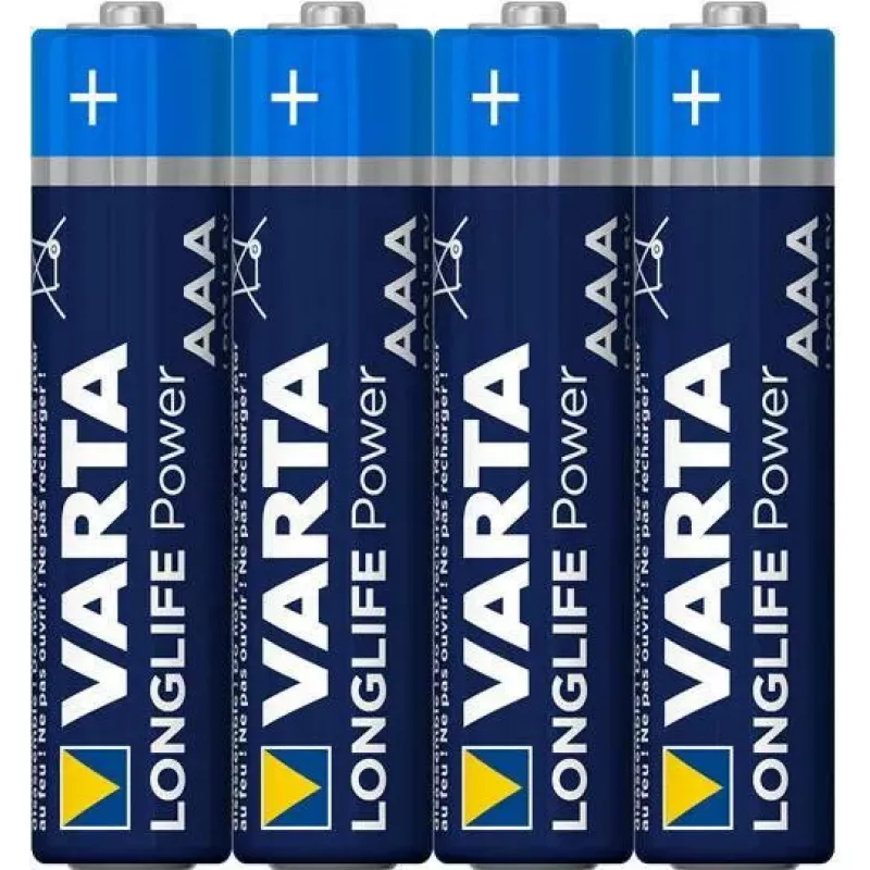 Alkalické batérie Varta Longlife Power AAA (LR03), 40 ks (04903121154)
