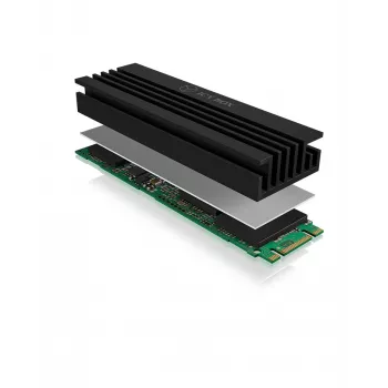 ICY BOX IB-M2HS-70 chladič/radiátor pre SSD čierny 1 ks